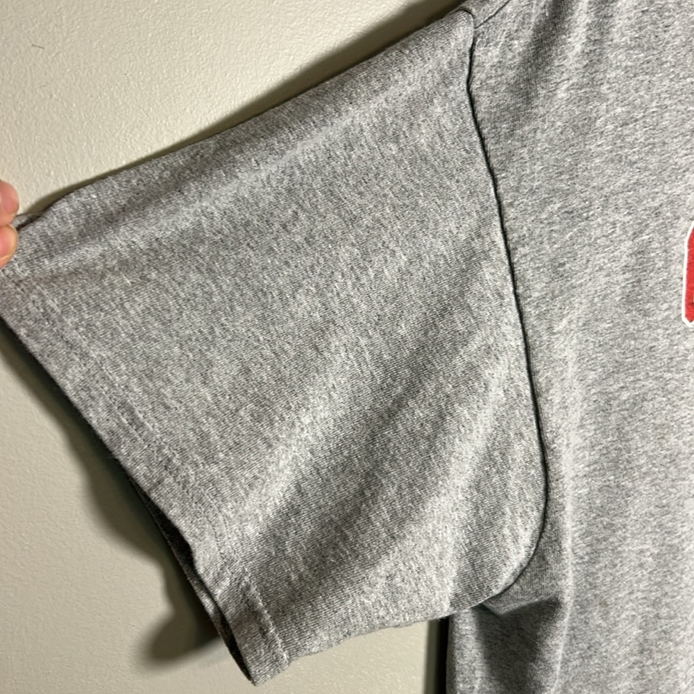 Y2K Ohio State Buckeyes NCAA Hockey Gray Delta T-Shirt Size XL. - Picture 7 of 10